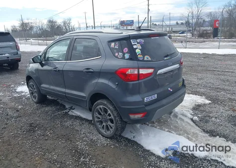 2019 Ford Ecosport Titanium from USA, damaged, VIN MAJ6S3KL7KC294677